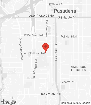 Map of Porta Via Italian Foods - 1 W California Blvd #312, Pasadena, CA, 91105, US